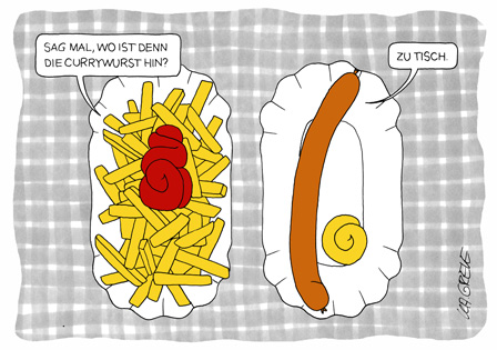 currywurst cartoon contest