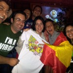 Fans and friends wearing Omar´s designed t-shirts